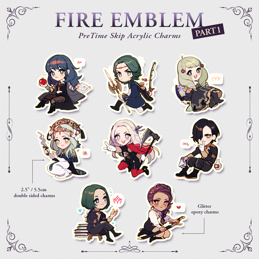 Pre-timeskip FE:3H charms