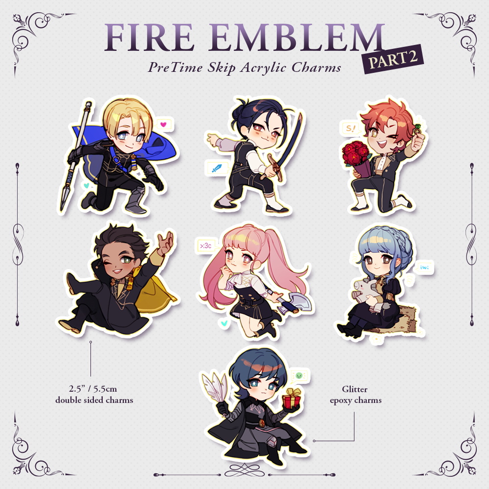 Pre-timeskip FE:3H charms