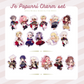 FE Popurrí acrylic charms