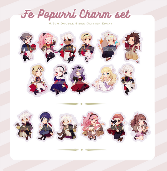 FE Popurrí acrylic charms