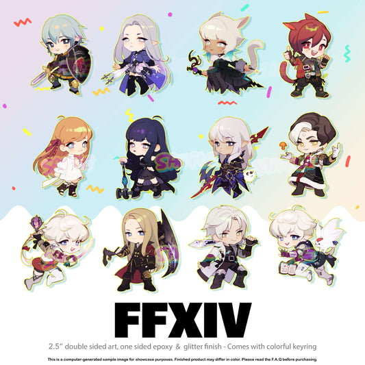 FFXIV acrylic charms