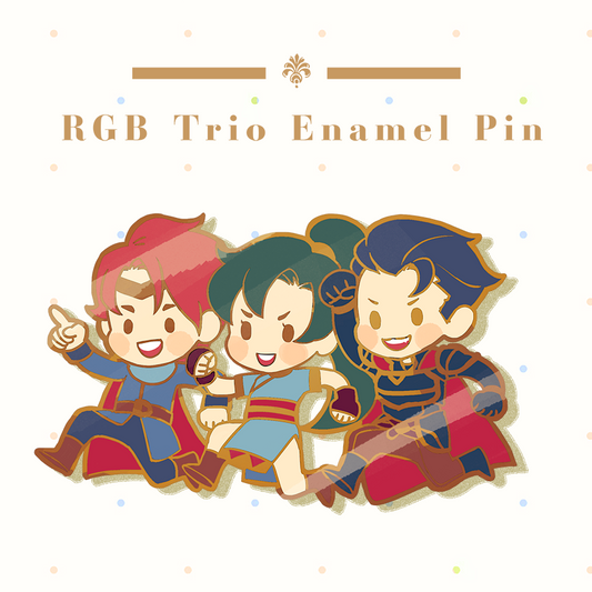 RGB Trio enamel pin