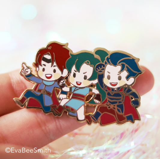 RGB Trio enamel pin