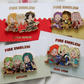 FE3H Trio enamel pin
