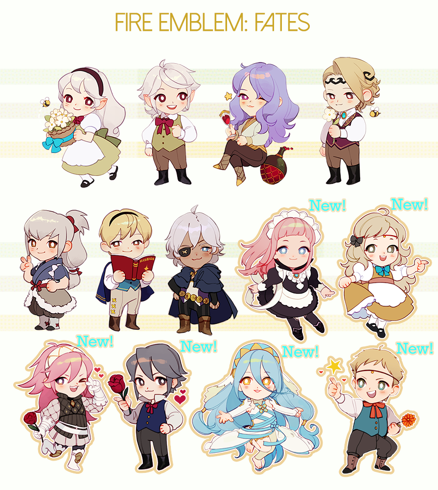 Fire Emblem simple acrylic charms