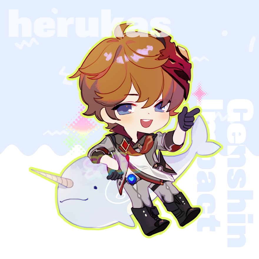 Genshin Impact Set 1 acrylic charms