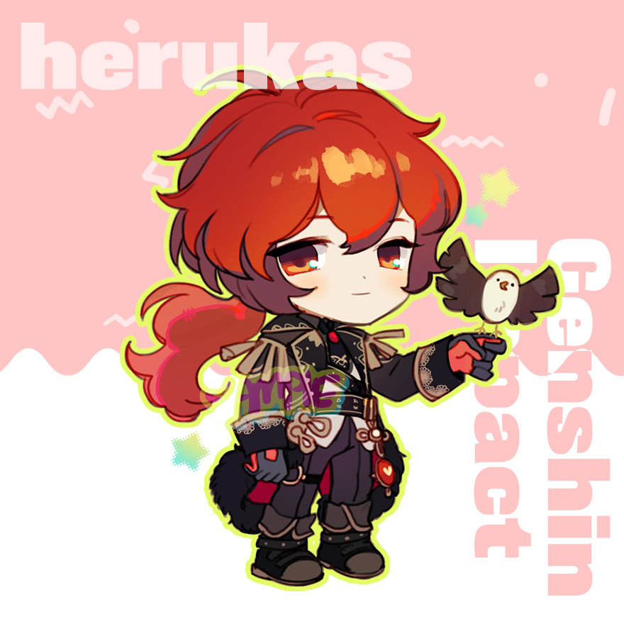 Genshin Impact Set 1 acrylic charms