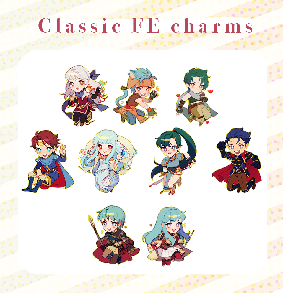 Classic FE acrylic charms
