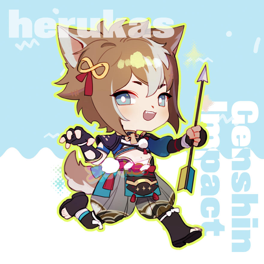 Genshin Impact Set 2 acrylic charms