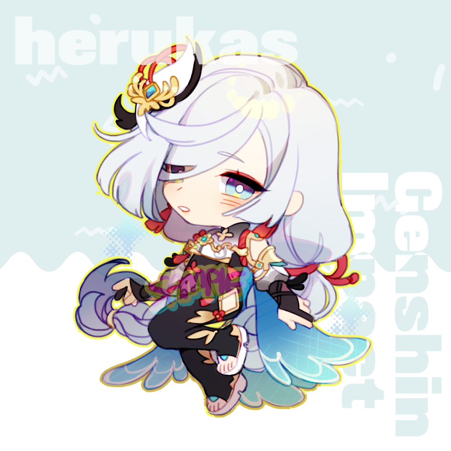 Genshin Impact Set 2 acrylic charms