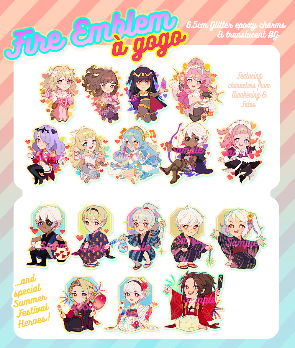 FE á gogo acrylic charms