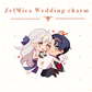 Zelmica Wedding acrylic charm (seconds)