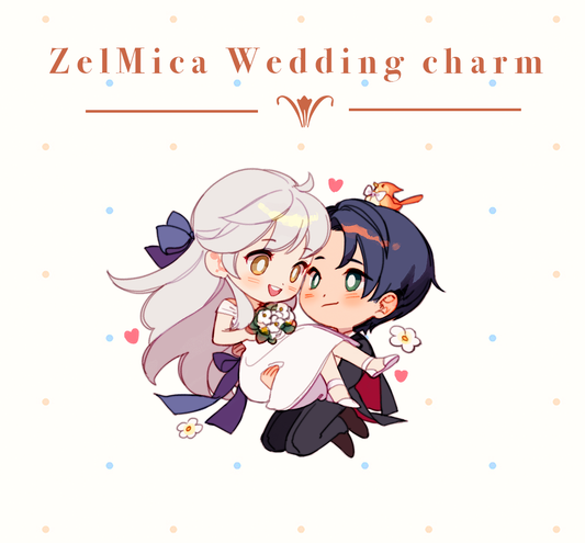 Zelmica Wedding acrylic charm (seconds)