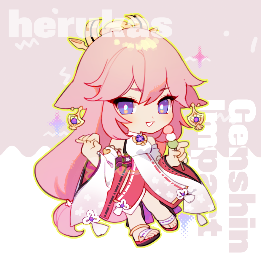 Genshin Impact Set 2 acrylic charms