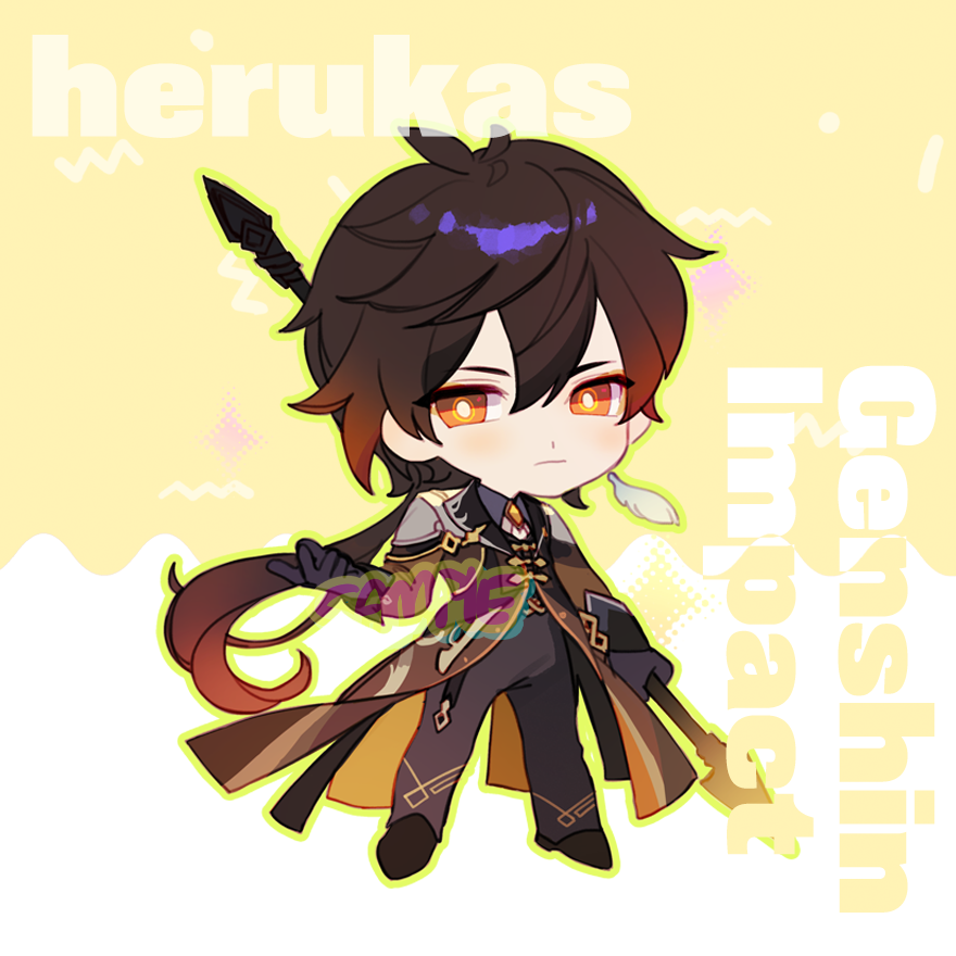 Genshin Impact Set 1 acrylic charms